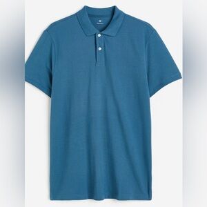 H&M Men blue polo shirt